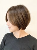 大人美人ショートボブ