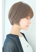 【東 純平】大人可愛い 小顔 丸みショートボブ