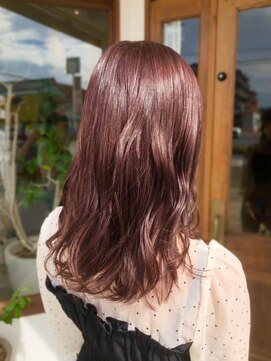 リエットヘアー 杢左店(Lie-et. hair) 透明感×ピンクベージュ