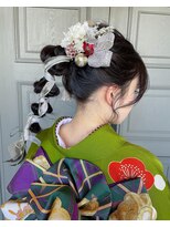 オブジェ シエル(obje't ciel)&nbsp;【obje’t ciel】成人式・卒業式編みおろしヘア【暮石唯】