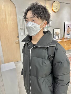 ヘアー アイス カンナ(HAIR ICI Canna) 波巻きパーマ×メンズパーマ【清水】