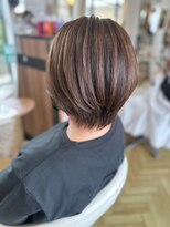 イーストハムアネーロ(EAST HAM anello) 艶髪丸みショート/ブラウン