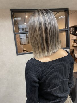 サニー 渋谷(SUNNY) バレイヤージュ、ハイライト、ショコラアッシュ、グレージュ