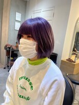 ジーナ 船橋(Zina)&nbsp;髪質改善＊マチルダボブアッシュカラー＊美髪【Zina船橋】