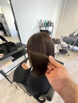 ナンバー(number+)&nbsp;透明感♪【髪質改善】内巻き艶感ショートボブ小顔