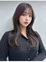 オリジンズヘアーセカンド 守谷店(Origins hair 2nd)&nbsp;韓国風くびれヘア×アッシュ系ブラックカラー×BYKARTE TR