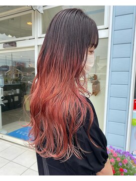 ウィーブリスタ(Weve Rista) オレンジレッドのグラデーションカラー