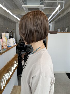 メルシー 福岡天神店(Merci) ベージュ☆ボブ