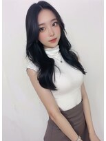 オリジンズヘアーセカンド 守谷店(Origins hair 2nd)&nbsp;ネイビー系ブルーカラー×BYKARTE TR