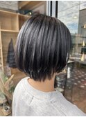 髪質改善カラー☆ダークグレー
