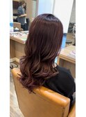 レイヤーカットのグラデーションカラー