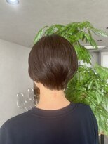 クム 横浜(qumu)&nbsp;qumu横浜　小顔ショート×ツヤカラー