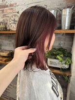 ゴーシェン 津田沼本店(Goshen)&nbsp;ピンクバイオレットイヤリングカラー