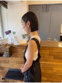 切りっぱなしボブ