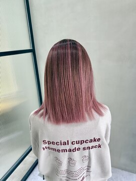 フェリア 松山(Feria) 【Feria松山】バレイヤージュ×ピンク♪“石田幸輔”