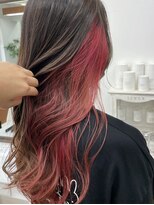 シャルティア(SHALLTIA)&nbsp;ワインレッド【山口市美容室】【山口市インナーカラー】