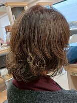 ヘアークリアー 春日部&nbsp;ミセス 大人可愛いミディアムレイヤー パーマスタイル