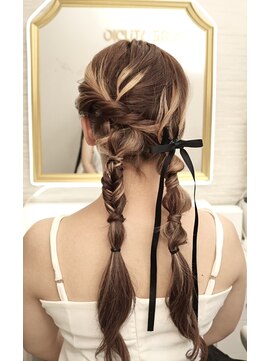 ピュアスタジオ 亀戸(PURE STUDIO) ツインアレンジヘアスタイル