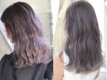 巻くだけじゃない!!ストレートでも実は可愛い!?伸びても根元が気にならない【グラデーションカラー】♪