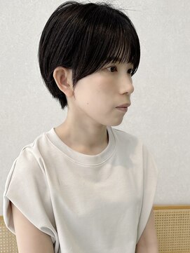 トレヘアー 京都 烏丸(tRe hair) 顔まわりカット ショートカット 20代/30代/40代