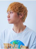豊中メンズサロンツイストスパイラルパーマ波巻きマッシュウルフ