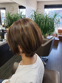 ヘアークリエイトアドワール(hair create Adworl)の写真/大人女性に人気！上品な女性らしさを演出します☆360°美フォルムのショートスタイルはお任せください！