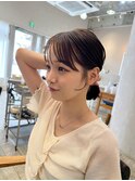 【aslan】結べるボブ/顔周りカット/ミルクティカラー