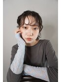 前髪アレンジ