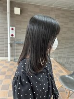 オーガニックマインド 坂戸 鶴ヶ島(organic+mind)&nbsp;冬の美人髪◎ロングレイヤー×暗めカラーで透明感艶髪