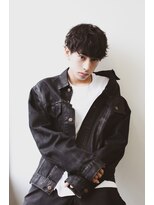 ネクスト 渋谷(NEXT)&nbsp;MEN’S HAIR/ブルーブラック/フェザーパーマ/渋谷ア