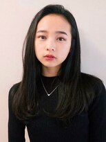 アンドレイ 表参道(andrey)&nbsp;着物ヘア/ダークアッシュ/ミディアムレイヤーカット/表参道