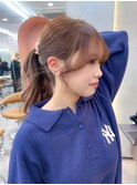 ★ 似合わせカット韓国メルティカラーフェミニンロング