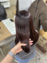 リラクオーレ 三宮 元町(LIRA CUORE)&nbsp;赤みブラウン×髪質改善縮毛矯正