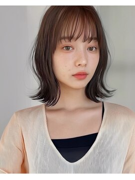 ミシェリー(misherry) 大人丸みショートボブ/ぷつっとボブ/切りっぱなしボブ/ブラウン