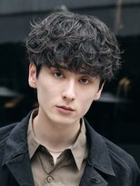 フィフス 栄(fifth)&nbsp;名古屋栄シャドウパーマメンズマッシュウルフ無造作ツーブロック