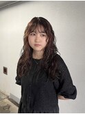 暖色ニュアンスパーマ