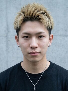 ヘッドストック 大和八木店(HEAD STOCK) ブリーチスパイキーショートテーパーフェードアクティブショート