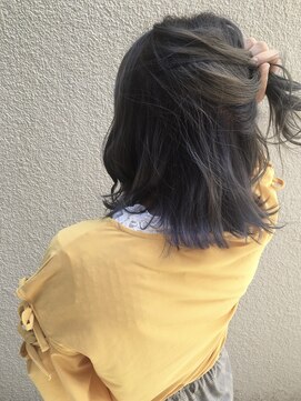 フリーズ 川西店(Freez) 【Freez】グレージュ×ネイビー