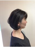 耳掛けショートボブ