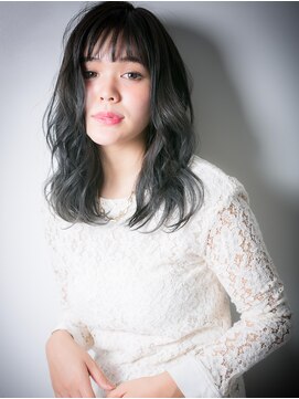 カバーヘア ブリス 北浦和(COVER HAIR bliss) *bliss北浦和*重軽MIX◎黒髪無造作カールx