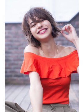 オースティン 錦糸町(AUSTIN) AUSTIN くせ毛風無造作カール×丸みショートボブミディ