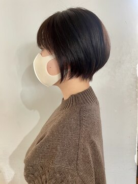 リバレッジ 広尾(Leverage) 柔らか大人ショートボブ