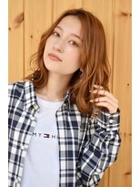 ブゾン(buZon)&nbsp;【buZonブゾン】ミックスウェーブ×ベージュカラー