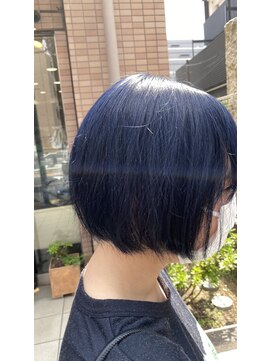 エイチ エアー ダヴ H air DAV調布北口 ネイビー ショートボブ