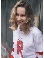 カライング(ing)&nbsp;大人可愛い/前髪/ラベンダーカラー/イメチェン/小顔/韓国ヘア