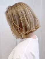 アイティー バイ アルバム 浦和店(IT by ALBUM)&nbsp;ライトアッシュボブ_ミニウルフテラコッタくすみブルー_ba339651