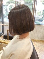 ビー オン ディー ヘア 池袋(BonD hair)&nbsp;乾かすだけで内巻きに！ミニボブショコラベージュ【池袋】