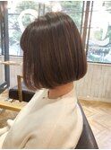 乾かすだけで内巻きに!ミニボブショコラベージュ【池袋】