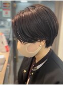 髪質改善ショート×チョコレートブラウン 20代30代40代/下河原聡