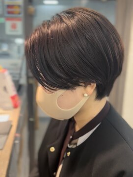 フィン(FiN by allure) 髪質改善ショート×チョコレートブラウン 20代30代40代/下河原聡